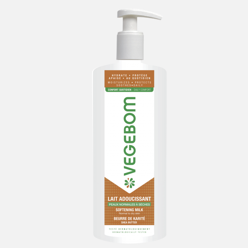 VEGEBOM Lait Adoucissant pour peaux normales à sèches 250ml