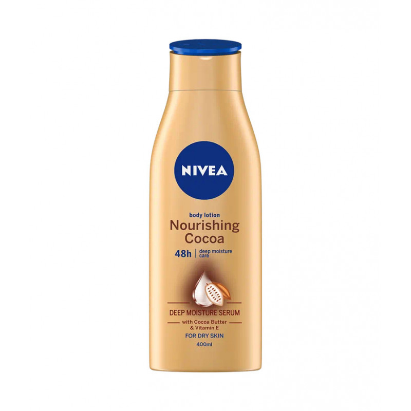 NIVEA SOIN COMPLET Lait Corps nourrissante au cacao pour les peaux sèches 250ml