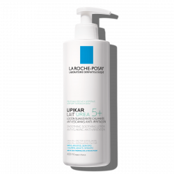 LA ROCHE-POSAY LIPIKAR Lait urea 5+ lait corps hydratant apaisant anti-squames pour les peaux sèches et rugueuses 400ml