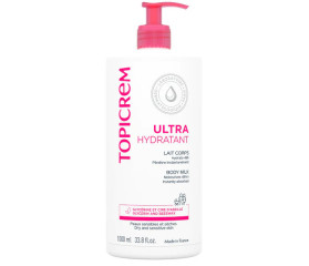 TOPICREM ULTRA HYDRATING 48hr Body Milk for Dry Skin 1L