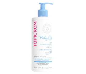 TOPICREM BABY LAIT ULTRA-HYDRATANT pour peau fragile nourrisson 500ml