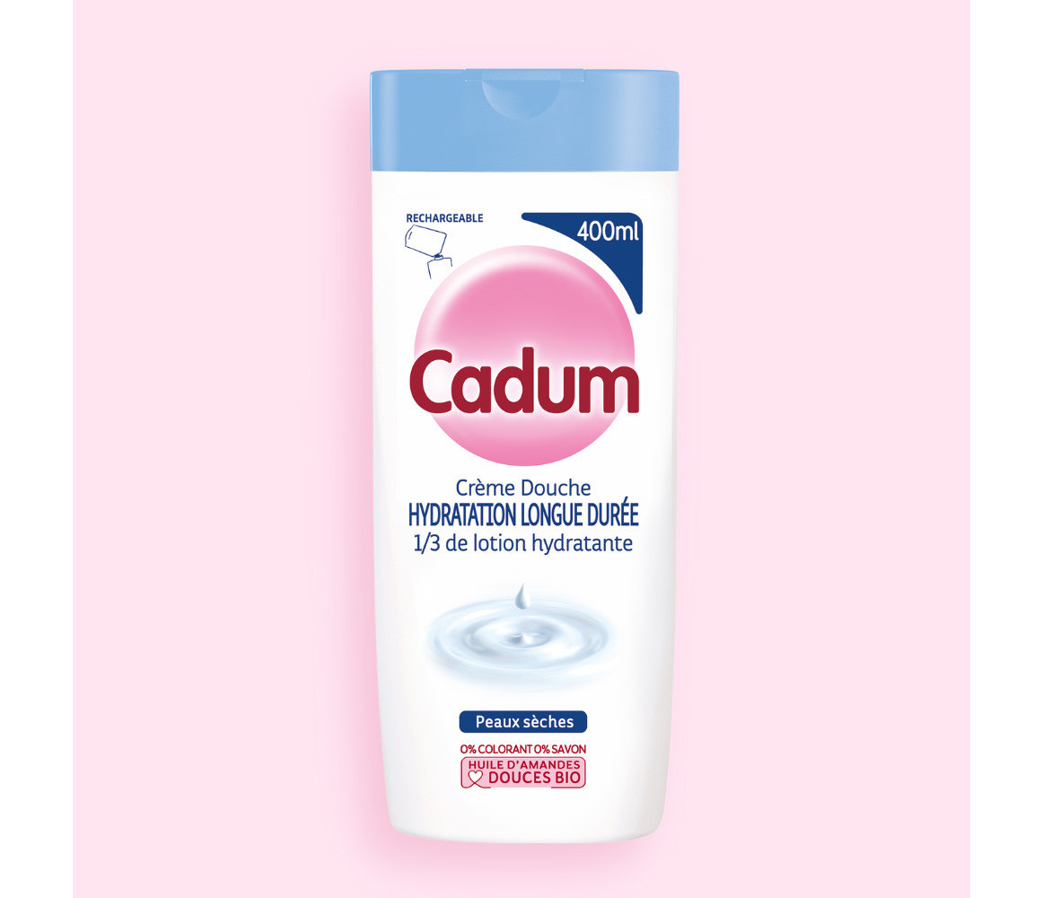 CADUM Crème Douche Hydratation Longue Durée 400ml