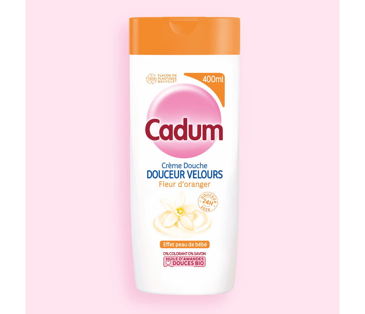 CADUM Crème Douche Douceur Velours Fleur D'oranger 400ml