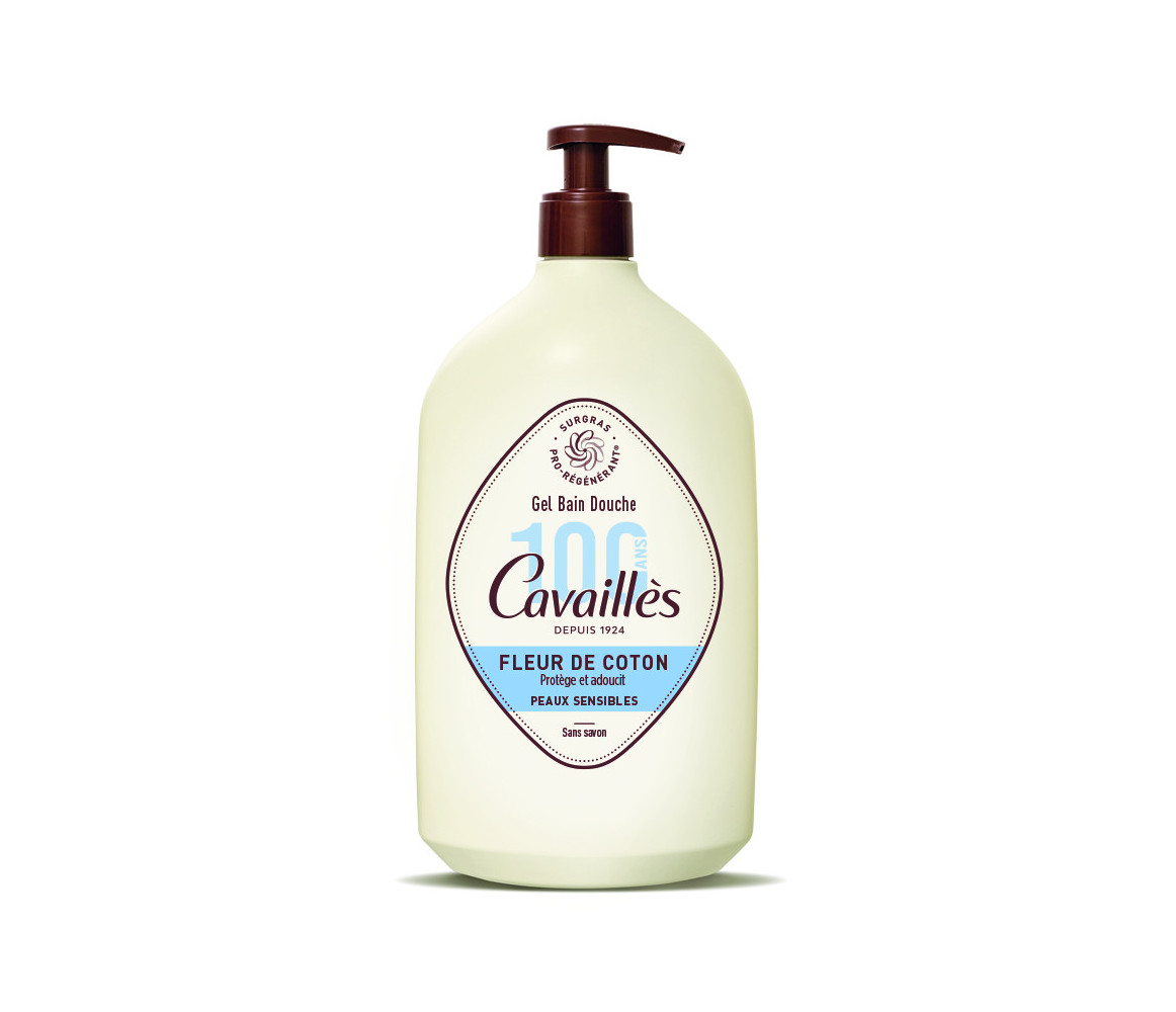 ROGÉ CAVAILLÈS Gel Bain Douche Fleur de Coton 1L