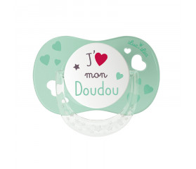 LUC ET LEA "J'aime mon doudou" physiological soother 6/18 months