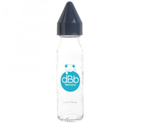 DBB REMOND "RÉGUL'AIR" 240 ML FEEDING BOTTLE, "N.N" RUBBER TEAT