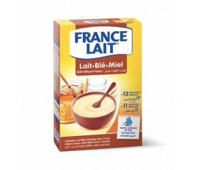 FRANCE LAIT Dairy cereals Milk Wheat Honey  250g