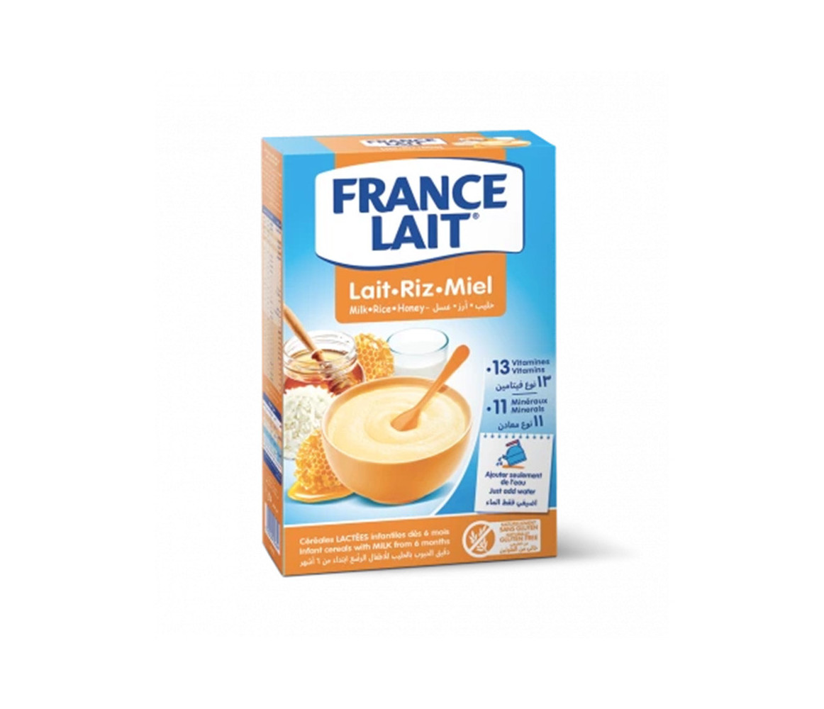 FRANCE LAIT Céréales lactées Lait Riz Miel 250g