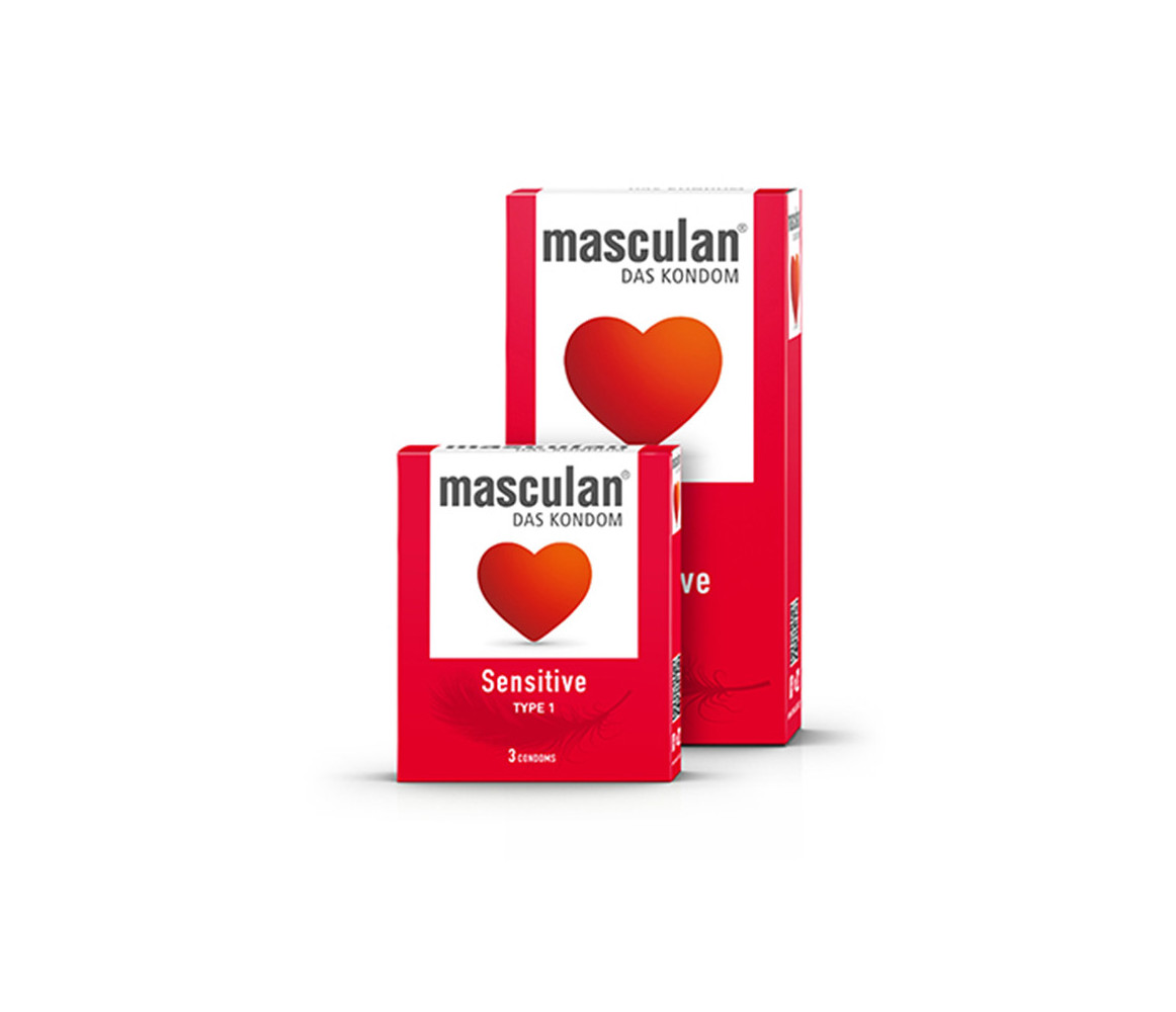 MASCULAN Sensitive Type 1 (3 Condoms)