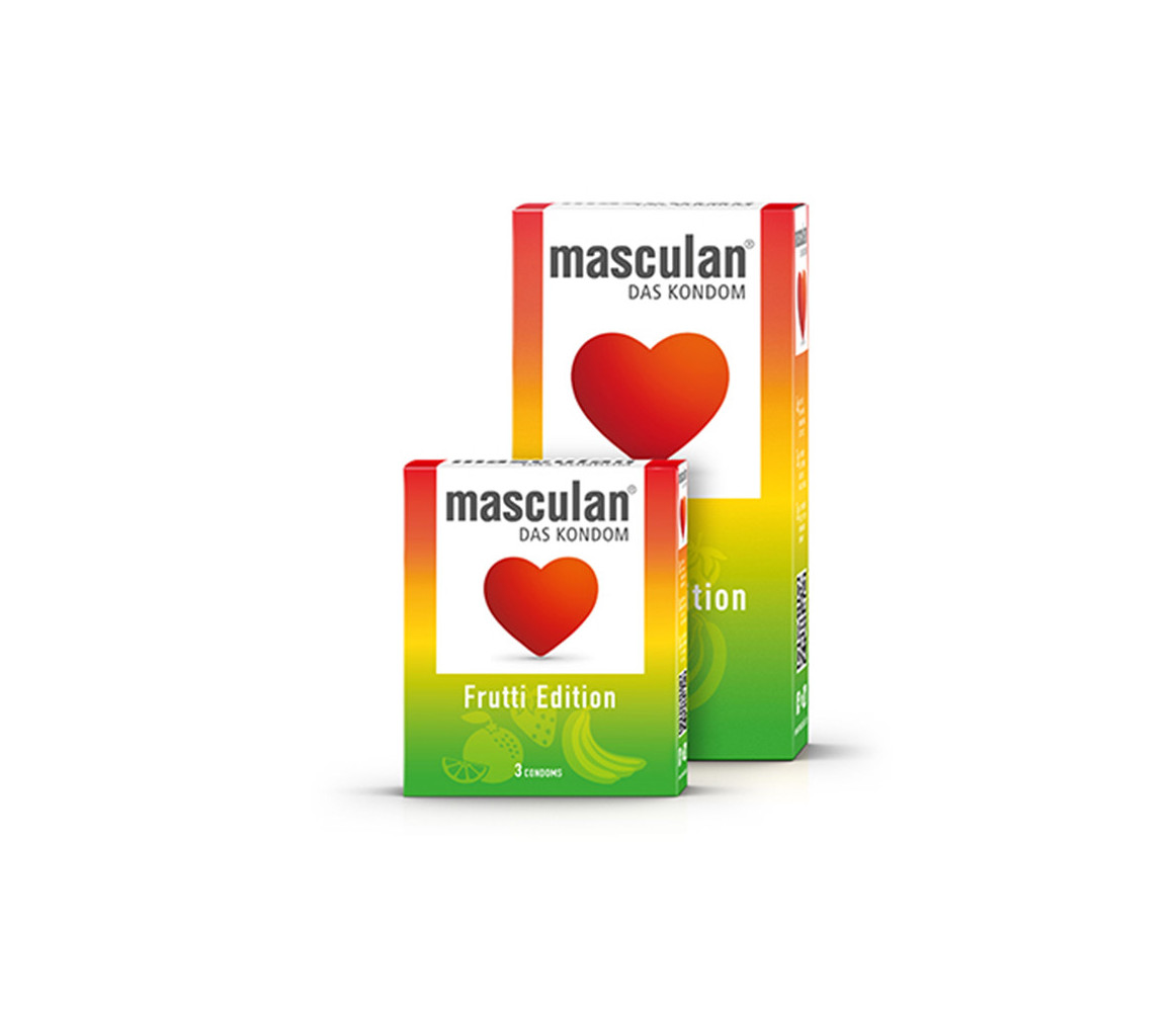 MASCULAN Frutti Edition Coloré et aromatisé (3 Préservatifs)