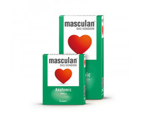 MASCULAN Anatomic Type 4 (3 Condoms)