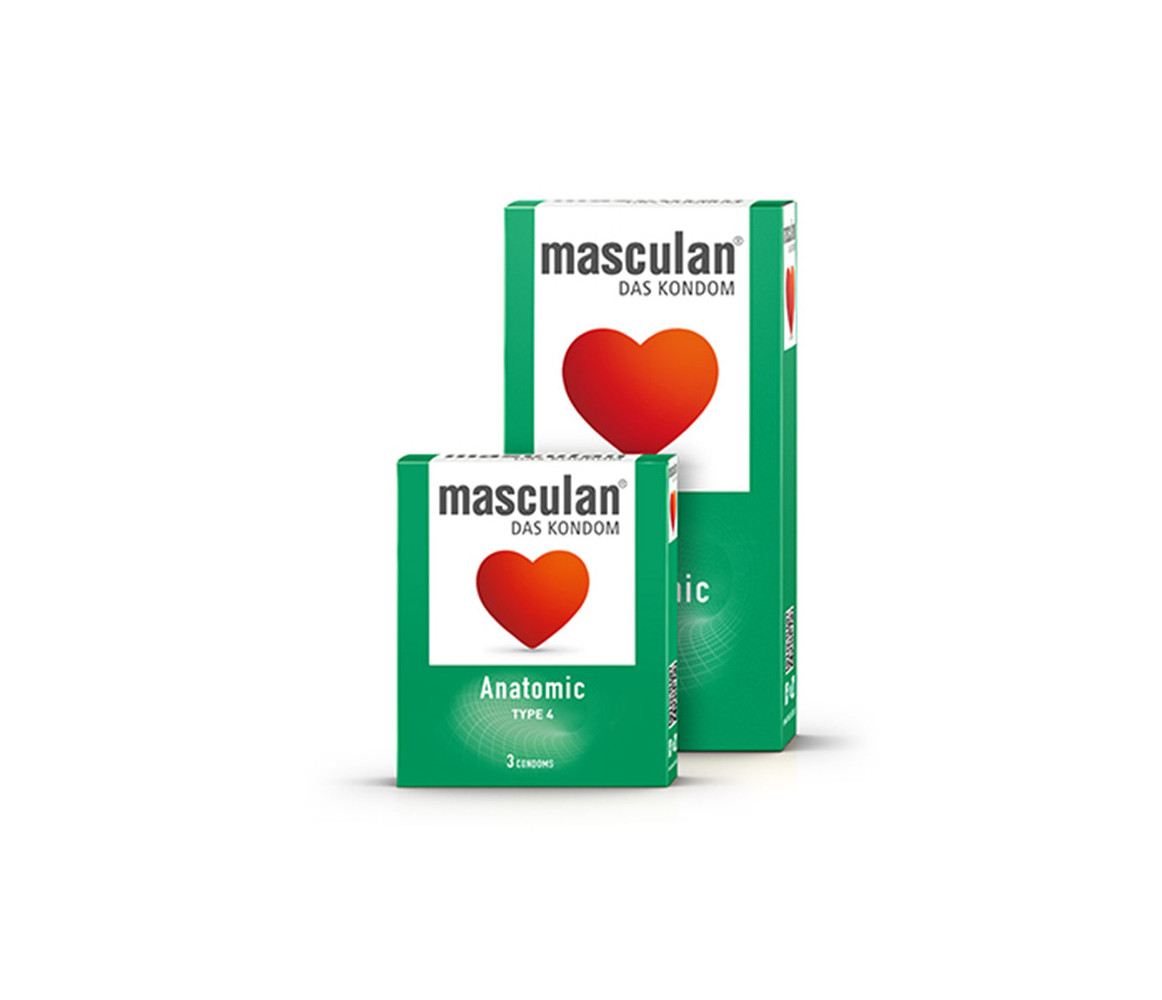 MASCULAN Anatomic Type 4 (3 Condoms)