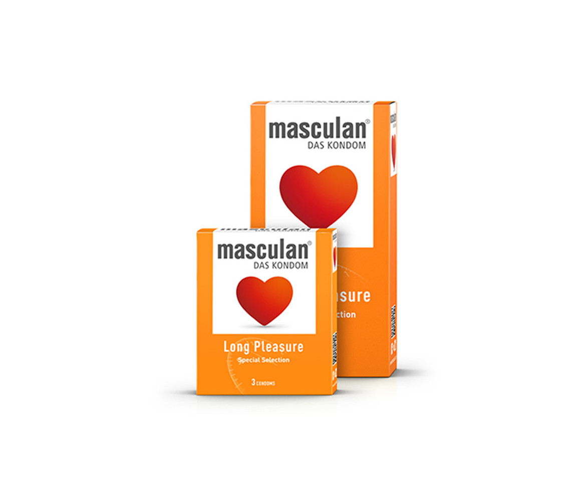 MASCULAN Long Pleasure (3 Condoms)