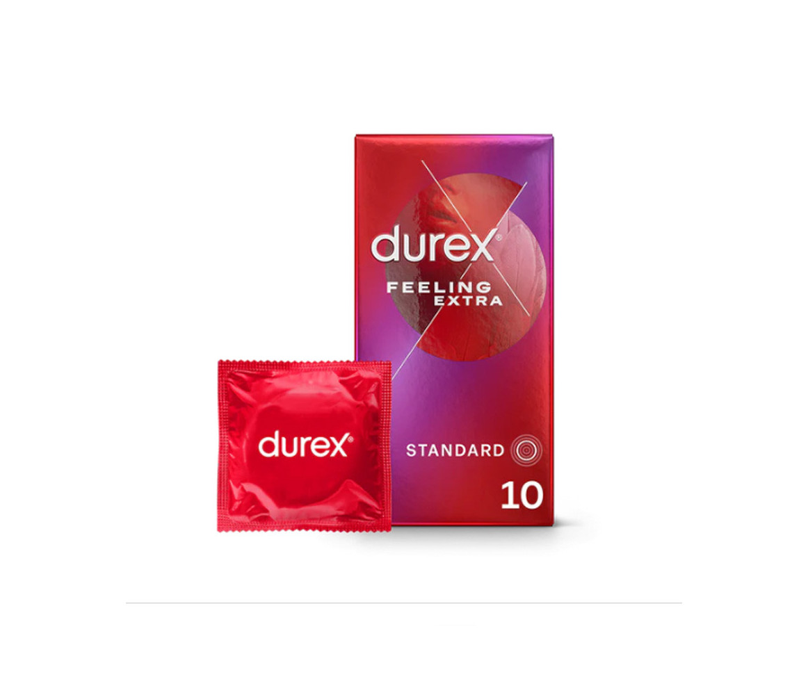 DUREX Feeling Extra (12 thin, lubricated condoms)