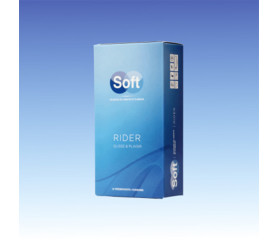 SOFT RIDER - GLIDE & PLEASURE (12 Condoms)