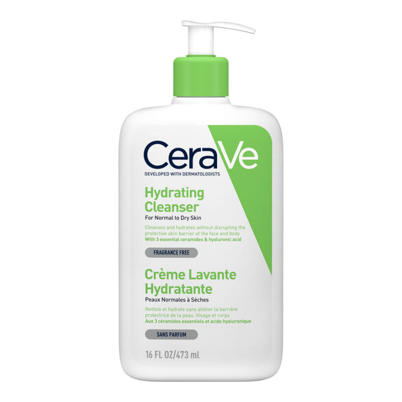 CERAVE Crème Lavante Hydratante pour peaux normales à séche 473ml