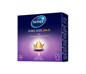 MANIX KING SIZE MAX  (3 Préservatifs)