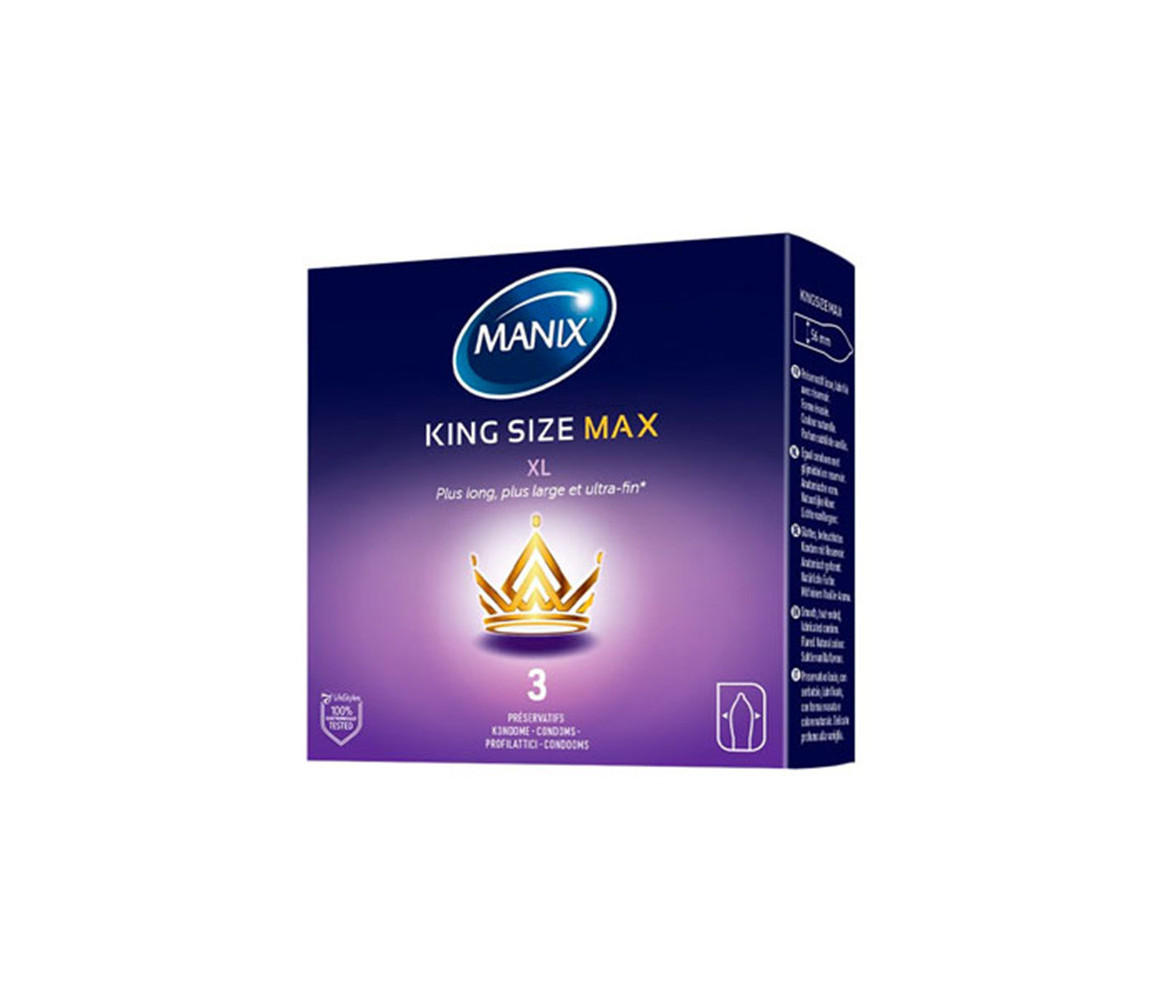 MANIX KING SIZE MAX  (3 Condoms)