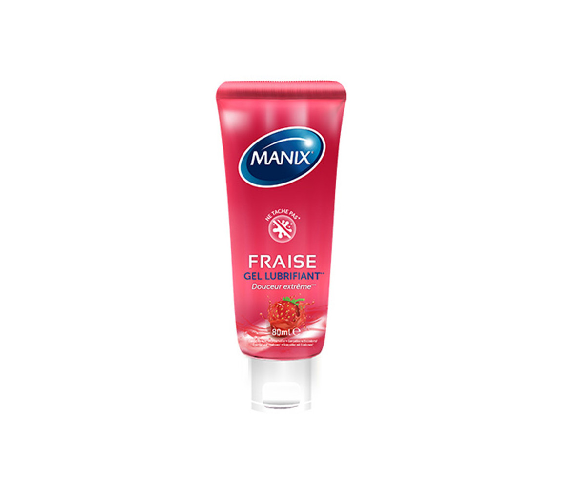 MANIX FRAISE Gel Lubrifiant 80ml