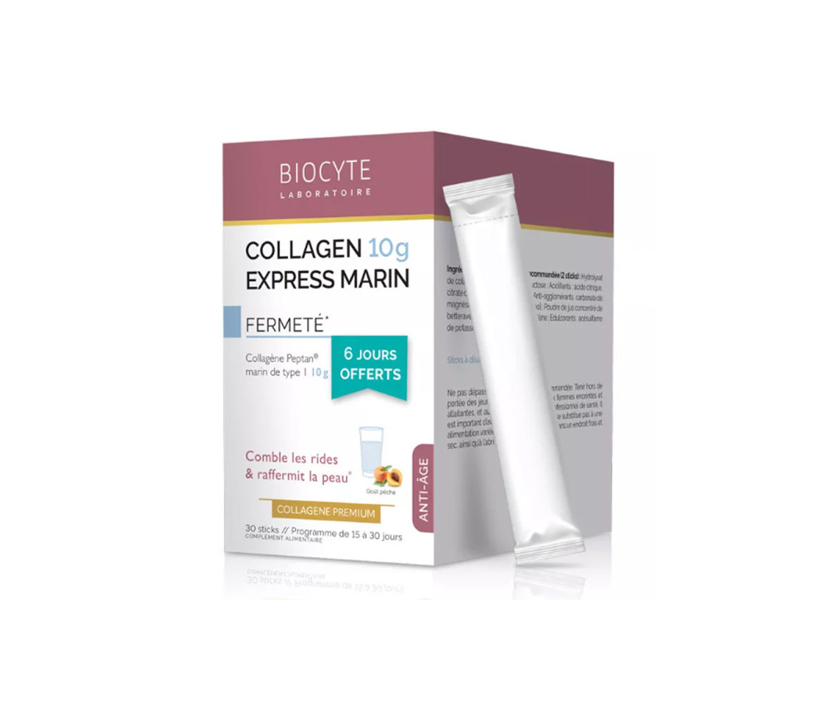 BIOCYTE Pack Collagen Express Marin pour combler les rides & raffermir la peau 30 Sticks