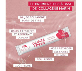 BIOCYTE Pack Collagen Express Marin pour combler les rides & raffermir la peau 30 Sticks