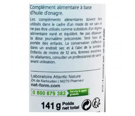 NAT & FORM Original Huile Onagre Bien-Être Féminin 120 capsules