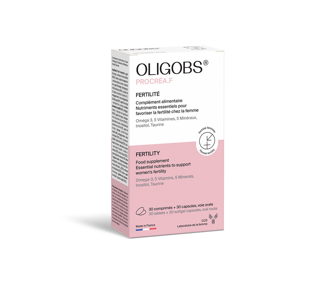 CCD Oligobs Procréa.F 30 capsules + 30 omega 3 capsules