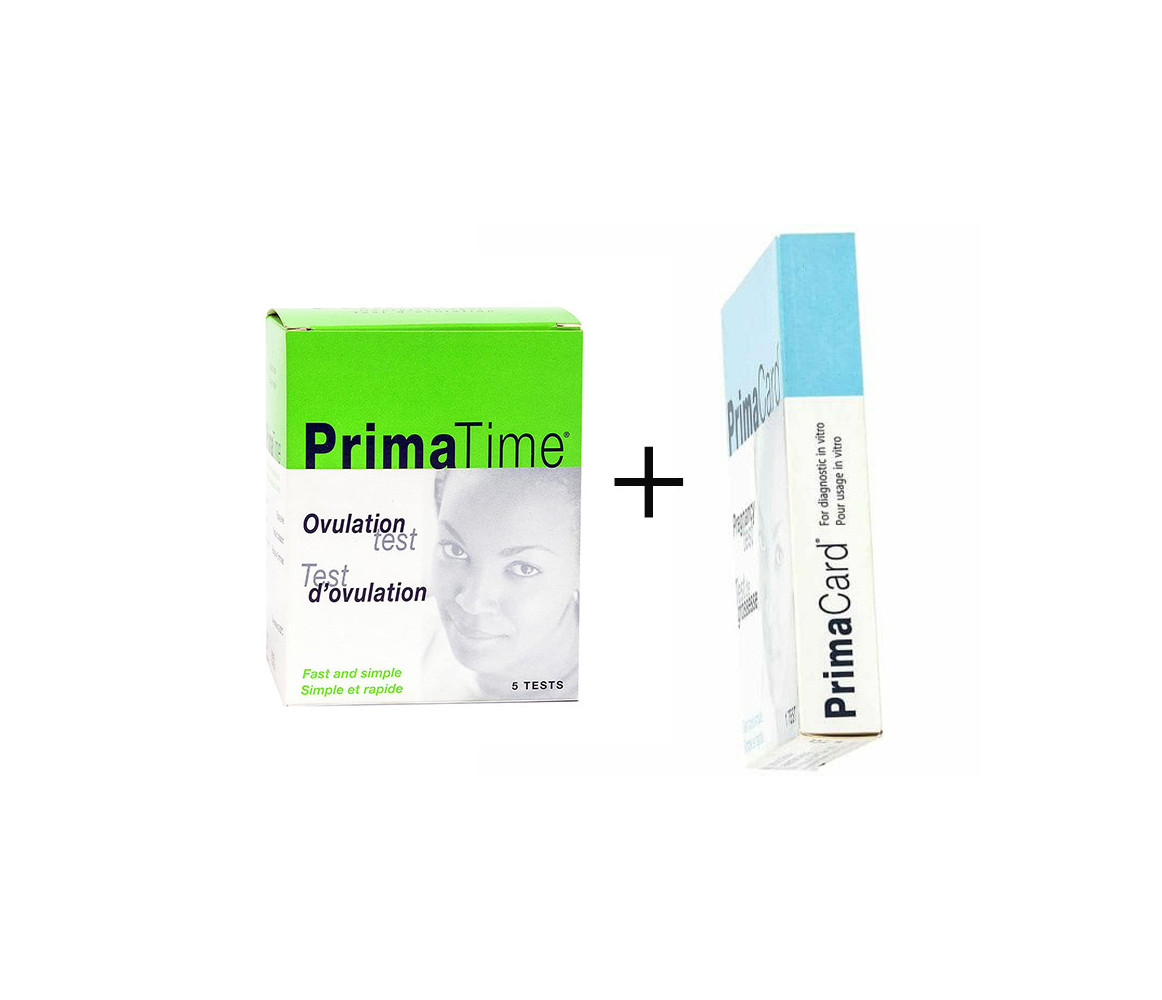 PRIMA TIME Ovulation Test + Pregnancy Test