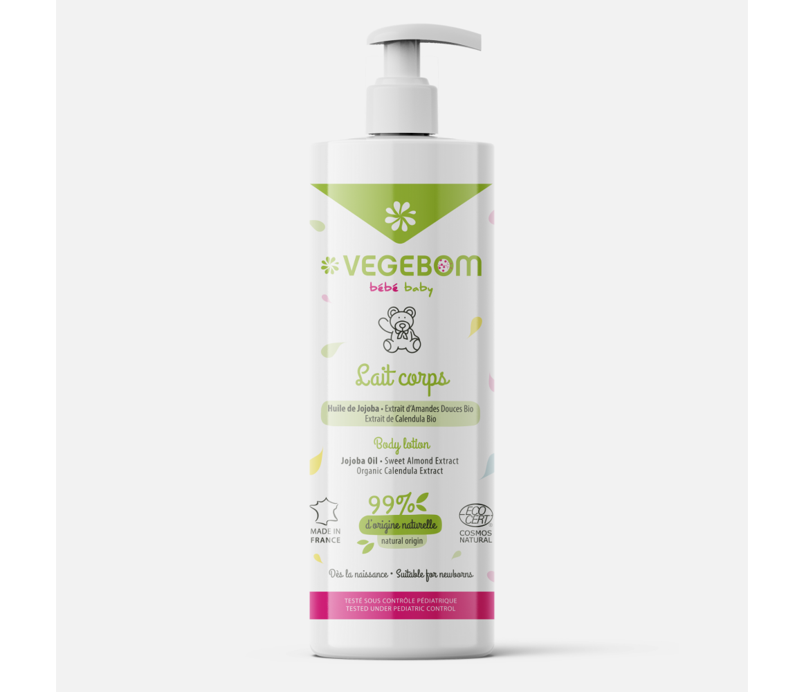 VEGEBOM Lait Corps à l'huile de Jojoba 400ml