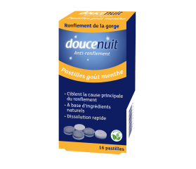 DOUCE NUIT Anti-Snoring Mint Flavour Pastilles box of 16