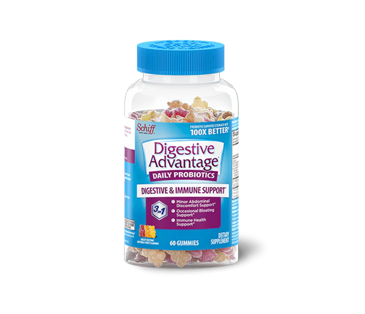 SCHIFF Digestive Advantage Daily Gummies Probiotique