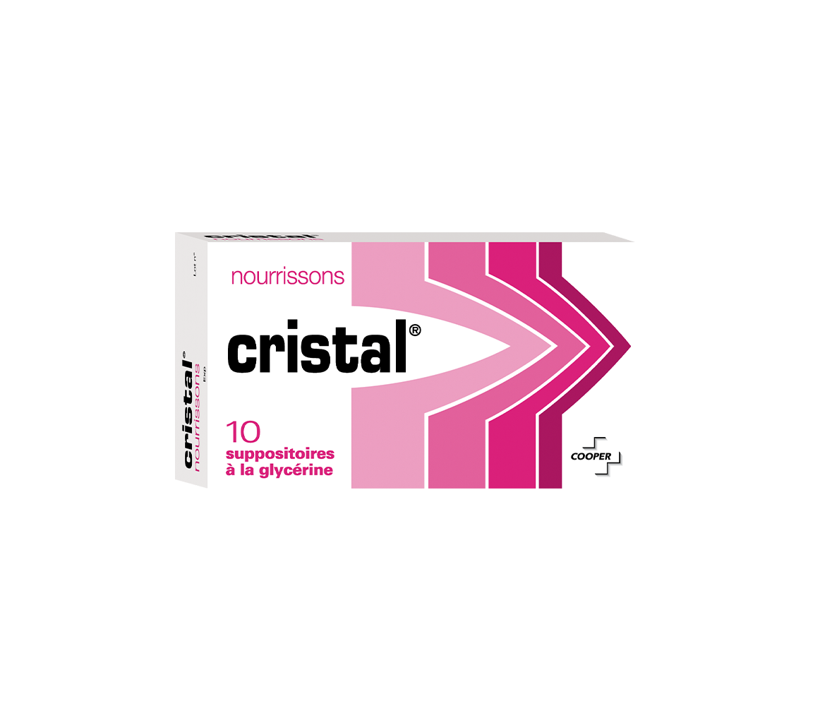 COOPER CRISTAL INFANT SUPPOSITORY - Box of 10