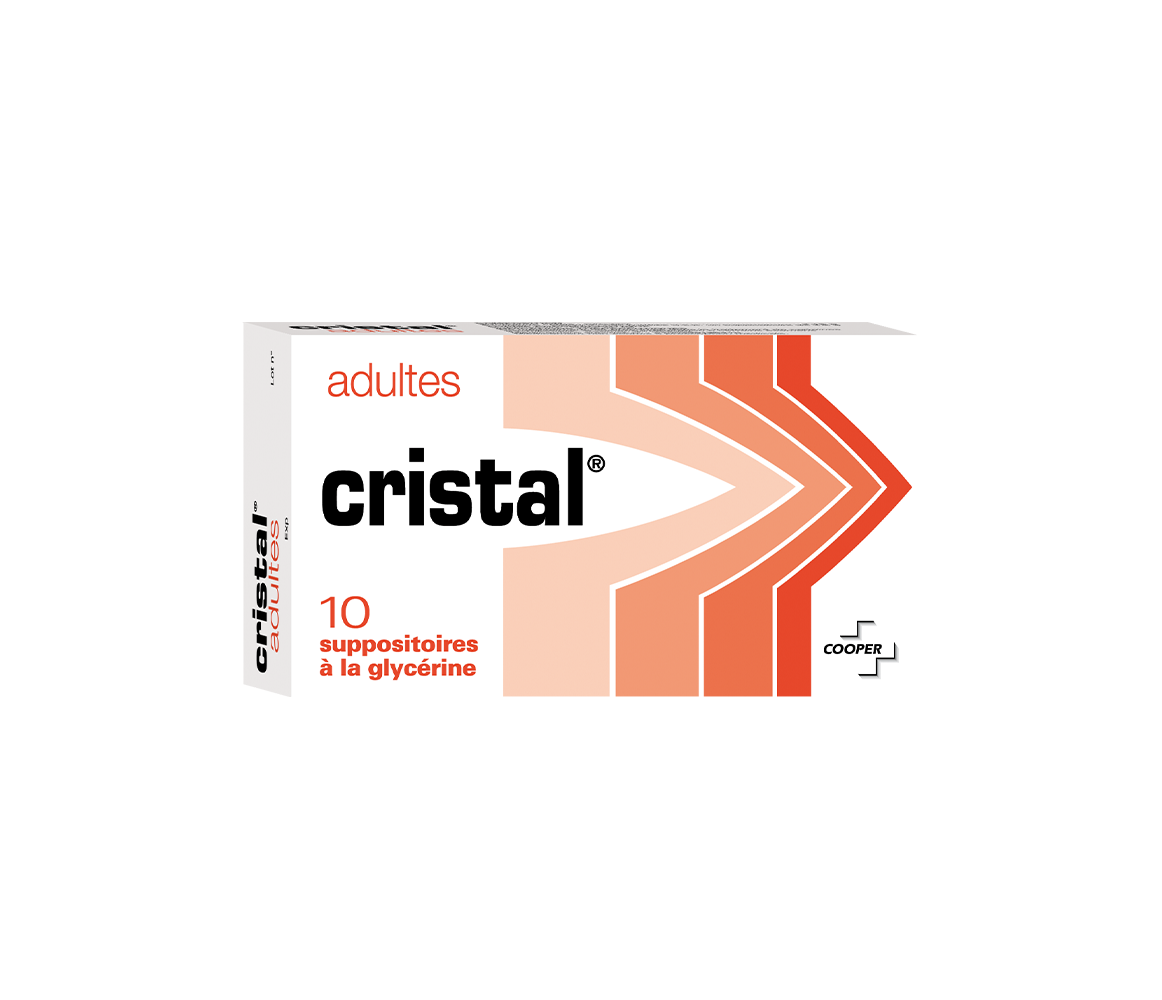 COOPER CRISTAL ADULT SUPPOSITORY - Box of 10