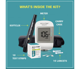 ROCHE ACCU-CHEK INSTANT Surveillance du Glucose Sanglant Facile et Visuel