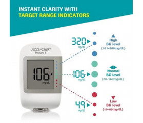 ROCHE ACCU-CHEK INSTANT Surveillance du Glucose Sanglant Facile et Visuel