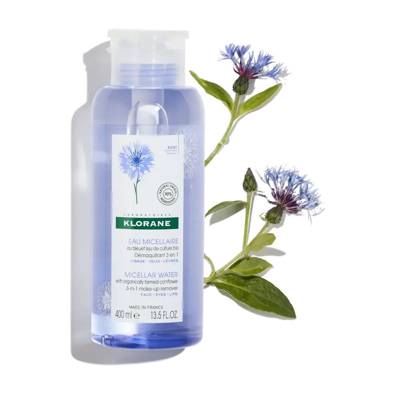 KLORANE Micellar Cleansing Water with organic cornflower 400ml