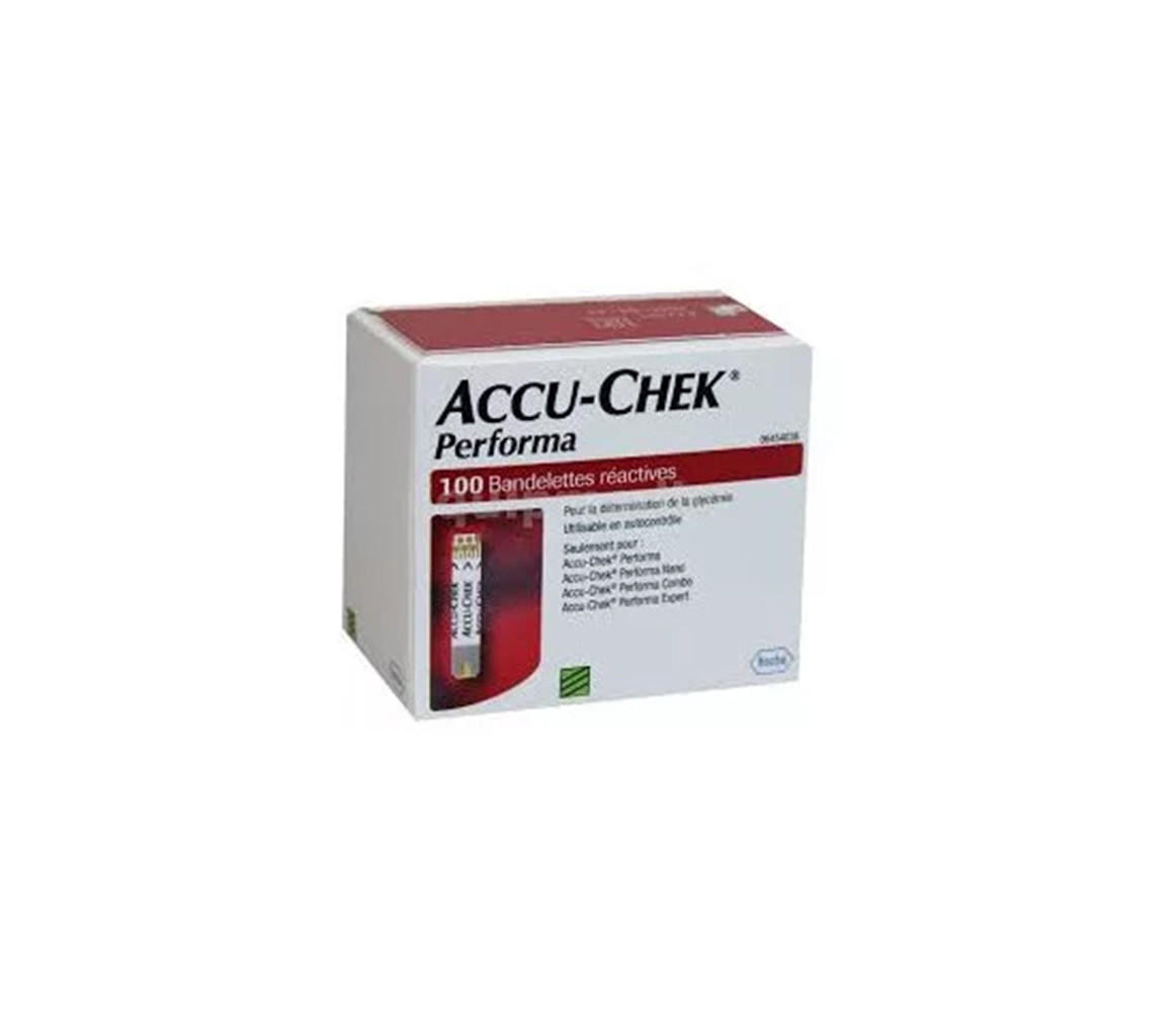 ROCHE ACCU-CHEK PERFORMA 100 Bandelettes Réactives