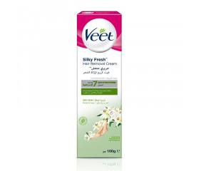 VEET SILKY FRESH Crème Dépilatoire pour peaux sèches 100ml