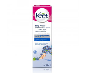 VEET SILKY FRESH Crème Dépilatoire pour peaux sensibles 100ml