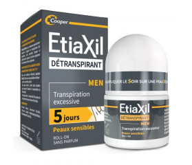 COOPER Etiaxil Détranspirant Men Peaux Sensibles Roll-on 15ml