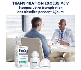 COOPER Etiaxil Détranspirant Peaux Sensibles aisselles Roll-on 15ml