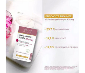 BIOCYTE Hyaluronic forte 300 mg - Hydratation & Anti âge - 30 gélules