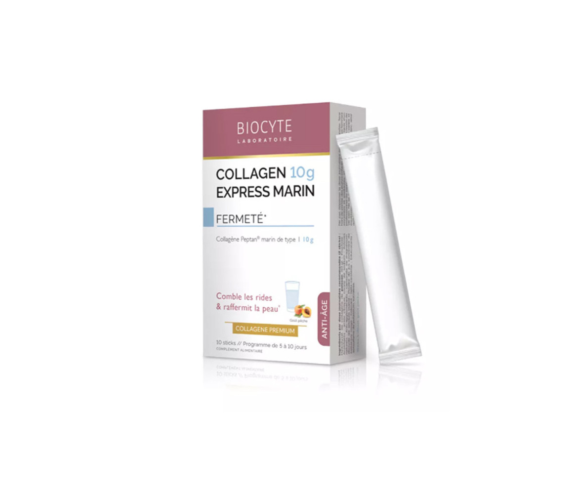 BIOCYTE Pack Collagen Express Marin to fill wrinkles & firm the skin 10 Sticks