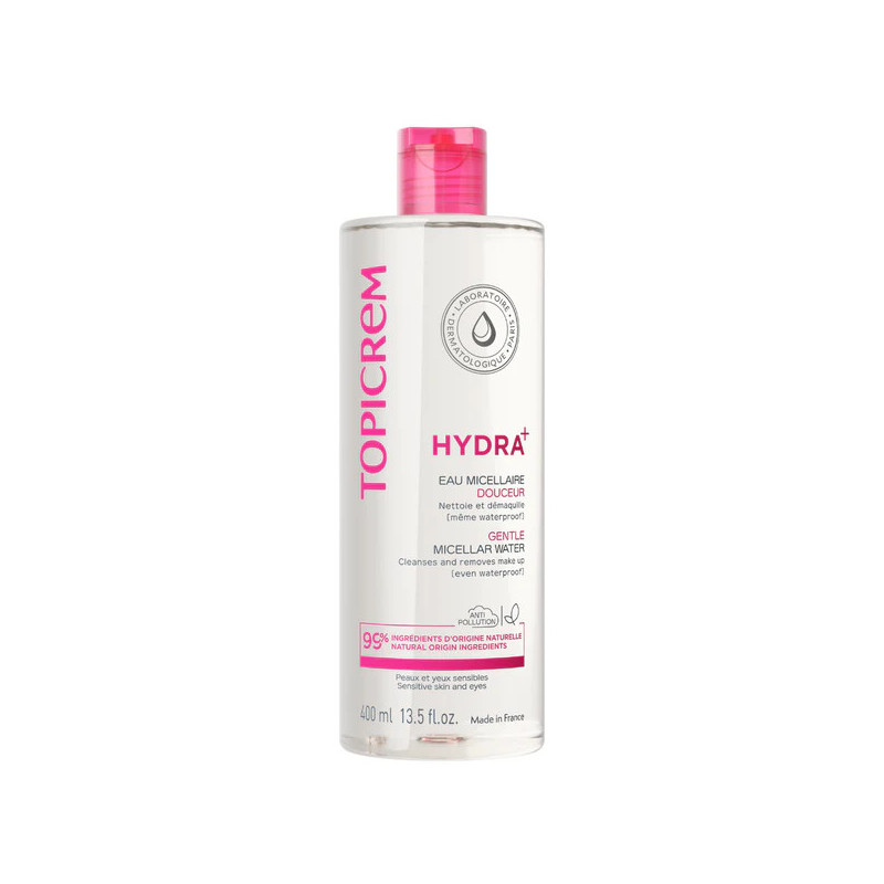 TOPICREM HYDRA+ gentle micellar water 400ml