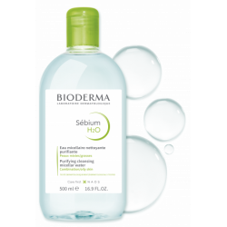 BIODERMA Sébium H2O eau micellaire purifiante 500ml