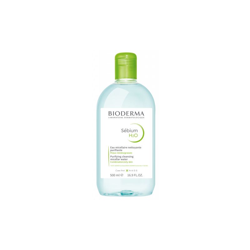 BIODERMA Sébium H2O eau micellaire purifiante 500ml