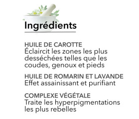 HT26 Crème éclaircissante mains, pieds, coudes et genoux 500ml