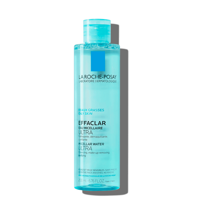 LAROCHE-POSAY EFFACLAR Eau micellaire nettoyant visage et démaquillant purifiant  200ml