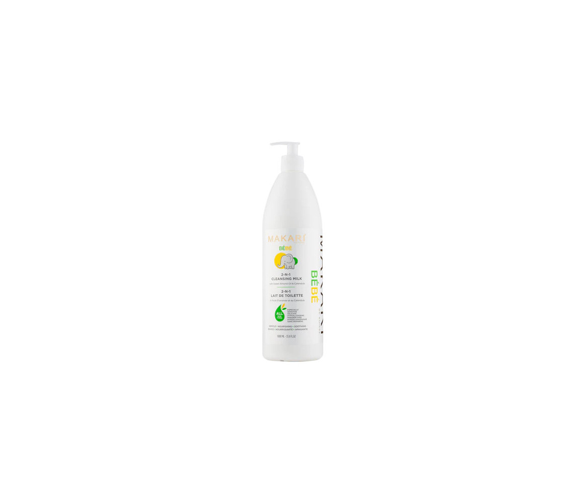 MAKARI Lait de toilette pour bébé 1000ml