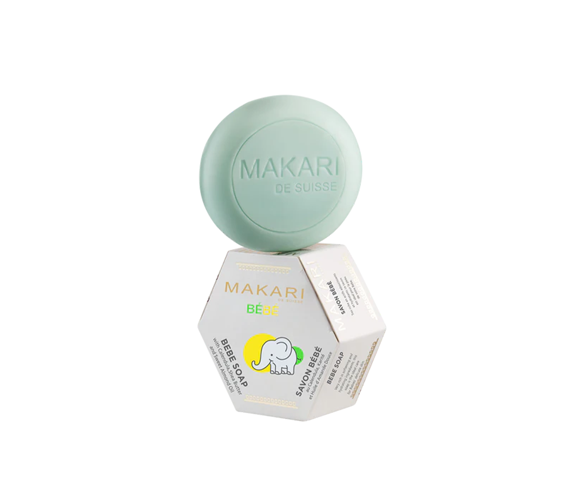 MAKARI Savon doux et hydratant pour bébé 155g